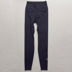 Nike Dri-FIT High Rise Black Leggings Women's Size XS